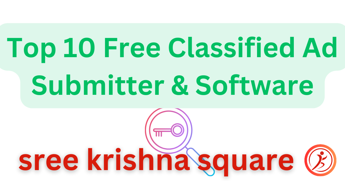 Top 10 Free Classified Ad Submitter & Software